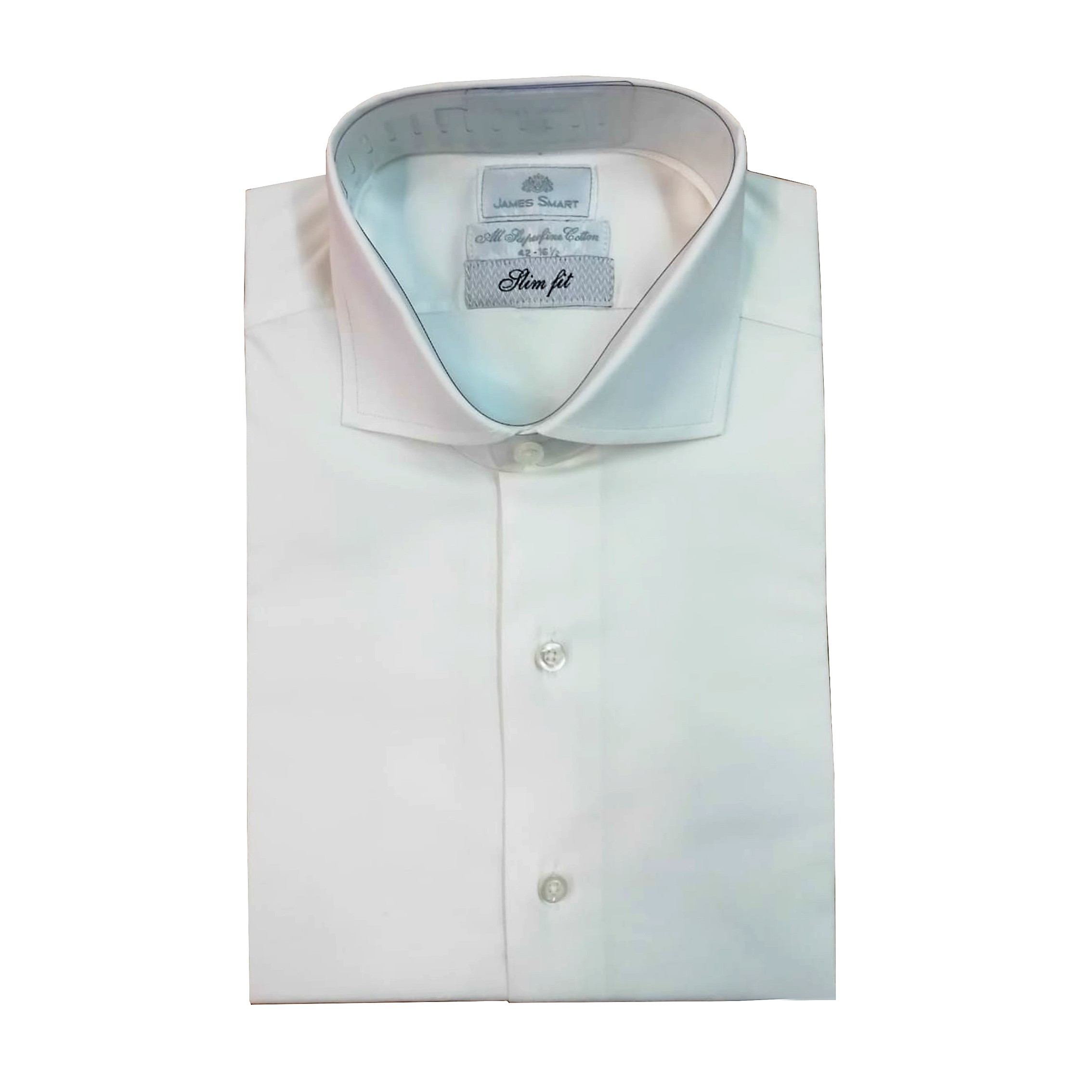 Camisa Slim Fit Blanca Burbujas I2003174 - SIAMO FUORI
