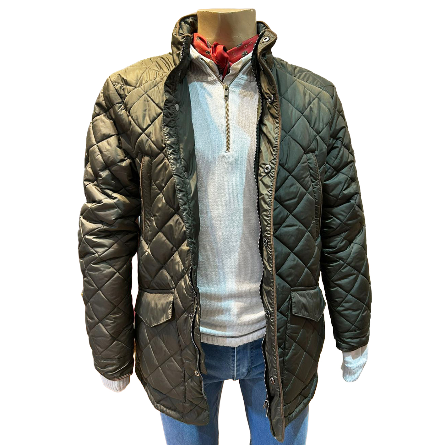 Art 1343 Campera Matelasse verde