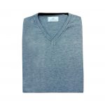Art 38309 sweater esc v algodón gris